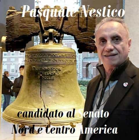 Elezioni Nestico al Senato candidato per il Nord e Centro America. L'amore per l'Italia prima di tutto