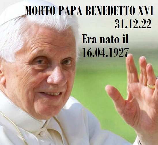 Morto Papa Benedetto XVI. I funerali il 5 gennaio alla presenza di Papa Francesco